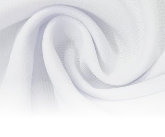 Close-up of polyester piqué knit fabric for polo and team uniforms
